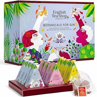 ETS Botanicals for Gin Gewürze BIO | 12er Geschenk Set mit 3×4 hochwertigen Gin Tonic Gewürz-Mi…