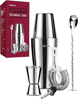 Cocktail Shaker, 27oz 800ML Cocktail Set Geschenk 6-teiliges | Shaker Edelstahl,Boston Shaker,Pre…