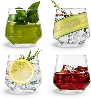 Gin Gläser – 4er Geschenkset | 400 ml | Trinkgläser | Gin Tonic Set | Cocktailgläser | In Gesc…