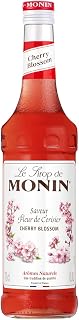 MONIN Sirup Kirschblüte/Cherry Blossom (1 x 0,7 l) – Floraler Sakura-Sirup für Cocktails, Moc…