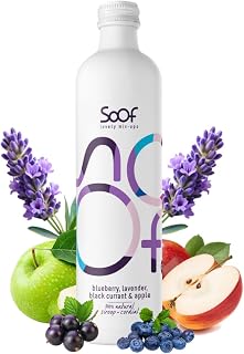 Soof Sirup – Heidelbeere, Lavendel, Schwarze Johannisbeere & Apfel | Natürlicher Getränkesirup …