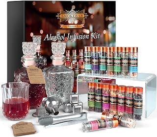 DIY Alkohol Infusion Kit, Geburtstagsgeschenke für Männer – 16 natürliche Gewürze für Whiske…