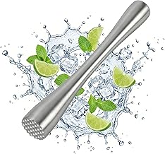 Edelstahl Cocktail Stößel, Barstößel Stampfer, Cocktail Muddler für Mojito und Andere Frucht…