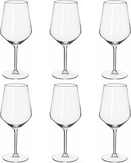 alpina Weingläser Rotwein – Weingläser Set 6 Teilig – Weinglas 53cl – Spülmaschinenfeste Rotwe…