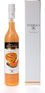 Torboli Melonenlikör | Crema Melone | Italienischer Likör | Frische Melonen | Cream (0,5l)