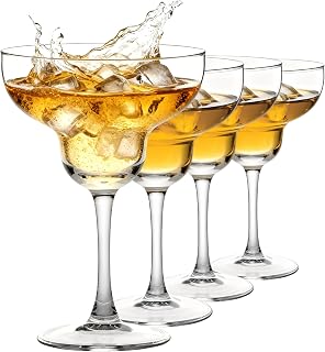 Margarita-Gläser mit 4 transparenten Margarita-Gläsern, 455 ml.
