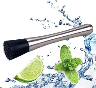 Cocktail Stössel – Ice Crusher,Edelstahl StößEl,Mixer-StößEl CocktailstößEl, Cocktail Zube…