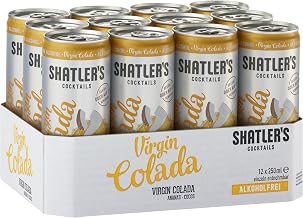 SHATLER’S Cocktails | Virgin Colada alkoholfrei | 12 x 250 ml | Ananas & Cocos · tropisch-cremig…