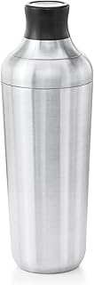OXO Steel Einwandiger Cocktailshaker | Auslaufsichere Silikondichtungen, integriertes Sieb, Messd…