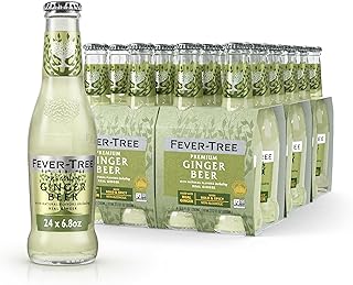 Fever-Tree Premium Ingwerbier, ohne künstliche Süßstoffe, Aromen oder Konservierungsstoffe, 24 ml