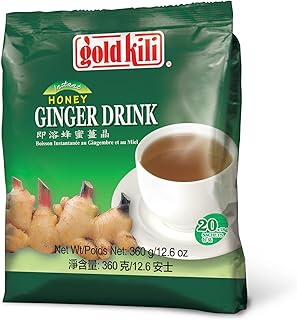 GOLD KILI – Instant Honig Ingwer Getränk, (20 X 18 GR)