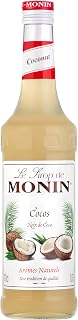 MONIN Sirup Kokos 0,7 l | Tropischer Kokossirup für Cocktails, Kaffee, Milchshakes und Desserts …