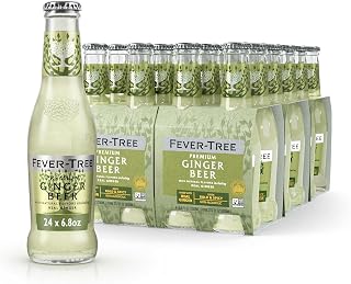 Fever-Tree Premium Ingwerbier, ohne künstliche Süßstoffe, Aromen oder Konservierungsstoffe, 24 ml