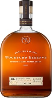 Woodford Reserve Bourbon Whiskey 0,7 l – 43,2% Vol. | Premium Bourbon Whiskey mit Trockenfrüchte…