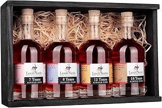Louis Santo Premium Rum Tasting Set 7, 8, 12 & 18 Jahre | 4×100 ml für bis zu 5 Personen | Rum G…