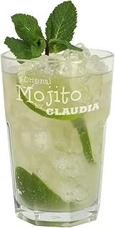 Herz & Heim® Mojito Glas mit Gravur als personalisierte Cocktailgläser – Cocktail Gläser als G…