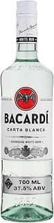 BACARDI Carta Blanca Superior White Rum – 70 cl/700 ml, 37,5 Vol-% – Legendärer Weißer Karibik-…