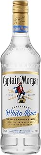 Captain Morgan White Rum | weißer Rum | Karibischer Flair| Ideal für Mojitos & andere Cocktails…