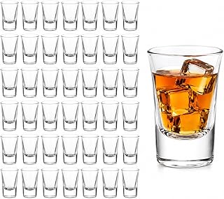 CYEER 36 Stück Shotgläser 3,5cl/35ml, Schnapsgläser Glas, Shot Gläser, Kurze Gläser, Pinchen…