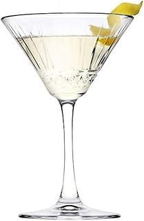 Pasabahce Set mit 6 Martini-Glasbechern, Elysia, CL 22 Groesse cm 19,8h diam.8,5