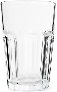 Generisch 6-er Set Gläser POKAL – Glas für Longdrinks Wasser Tee Kaffee Cocktails – bis 120°C …