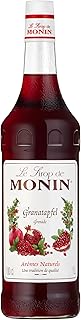 MONIN Sirup Granatapfel 1,0 l | Fruchtiger Granatapfelgeschmack für Cocktails, Limonaden, Mockta…