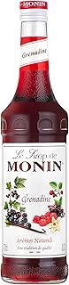 MONIN Sirup Grenadine 0,7 l | Fruchtig-süßer Grenadinesirup mit feiner Vanillenote – für Cockt…
