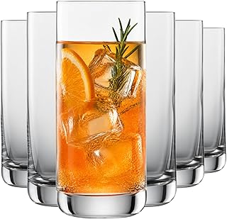 SCHOTT ZWIESEL Longdrinkglas Simple 6er Set, Trinkgläser für Longdrinks und Cocktails aus Trita…