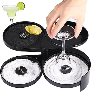 1 Box 3 Tier Bar Margarita Salz Rimmer,Glas Rimmer, Cocktail zubehör,Barkeeper Tool, Salt Box Sp…