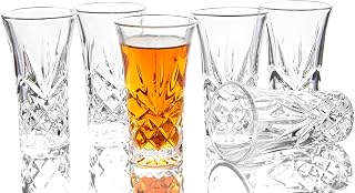 JAIEF Tequila-Gläser mit schwerem Boden 60ml (6 Stück)