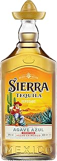 Sierra Tequila Reposado (1 x 1000 ml) – das Original mit Sombrero aus Mexico – Reposado Tequi…