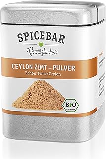 Spicebar Ceylon Zimt, Echter feiner Ceylon, Zimtpulver gemahlen, Bio (1 x 70g)