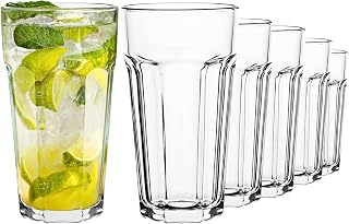 TREND FOR HOME Cocktailgläser XXL Caipirinha Highball 630 ml 6er-Set Retro Trinkglas Longdrink W…