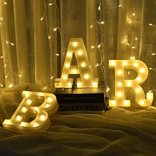 WYFCR Vintage Industrielle BAR Zeichen Dekorative LED beleuchtete Buchstaben Lichter Festzelt BAR…