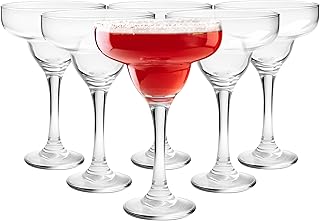 Glasmark KROSNO 1992 Cocktailgläser Coctailschalen 6-teilig Margarita-Gläser 6-er Set 6×220 ml,…