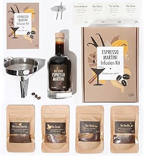 Espresso Martini Infusion Kit | Hausgemachte Cocktails Kit | Geschenkset für Espresso Martini Li…