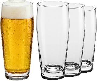 FLINT Bierglas-Set, 650 ml, 4er-Set, Wassergläser Cocktailgläser Becherglas-Set, spülmaschinen…