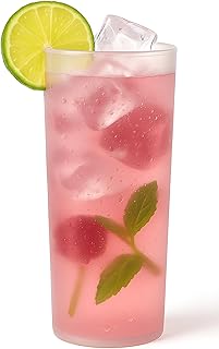silverkitchen 40 Stück Longdrinkgläser Plastik – Cocktailbecher mehrweg 300ml, Longdrink Hartpl…