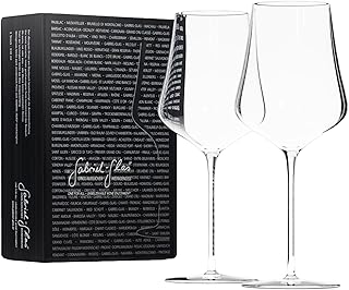 Gabriel-Glas StandArt Kristallweingläser, 2er-Set mit Geschenkbox, Premium-Weinglas für Rot- un…