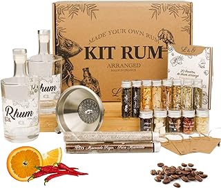 L&G® – Rum Infusionsset | Perfektes Set für einzigartige Cocktails und DIY-Rumkreationen | Ge…