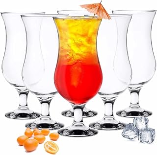 Sendez 6 Stück Cocktailgläser 480ml Longdrinkgläser Trinkglas Trinkgläser Cocktailglas