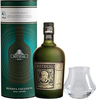 Botucal Reserva Exclusiva – Premium Rum – Hochwertiges Geschenkset mit Rum Glas – Komplex und aus…