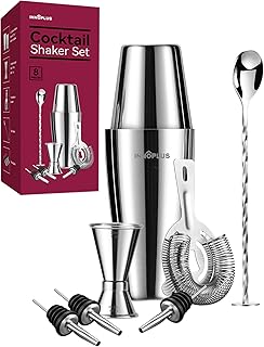 Cocktail Shaker, Cocktail Set Geschenk, Premium Boston Shaker 800ML 600ML Geschenkset, Cocktailsh…