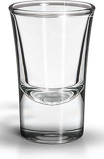 SIXBY (12 Stück) Schnapsgläser 2cl Tequila Shotgläser Set – Spülmaschinenfest