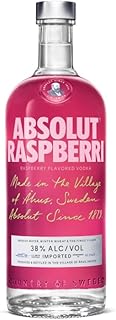 Absolut Vodka Raspberri – Absolut Vodka mit Himbeer Aroma – Schwedischer Klassiker – Ideal …