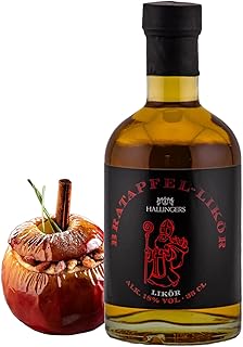 Hallingers Grossmutters Bratapfel, Likör 18% vol. – Premium Weihnachts-Likör zu Weihnachten und…