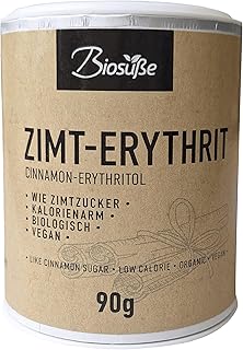 Biosüße Zimt-Erythrit – Die kalorienarme Alternative zu Zimt-Zucker aus Bio-Erythrit mit Zimt (…