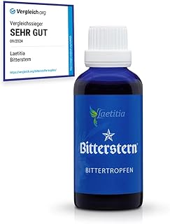Laetitia Original Bitterstern Bittertropfen: Bitterstoffe aus 17 natürlichen Kräutern in bester…