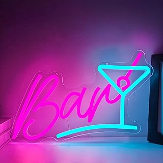 Cocktails Bar Neon Schild für Pub Bar LED Leuchtreklame Wand USB Powered Leuchtreklame für Bar …
