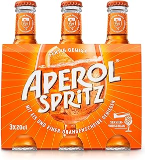 APEROL SPRITZ l Liköre italienischer Aperitif servierfertig, italienischer Aperitif oder als Coc…